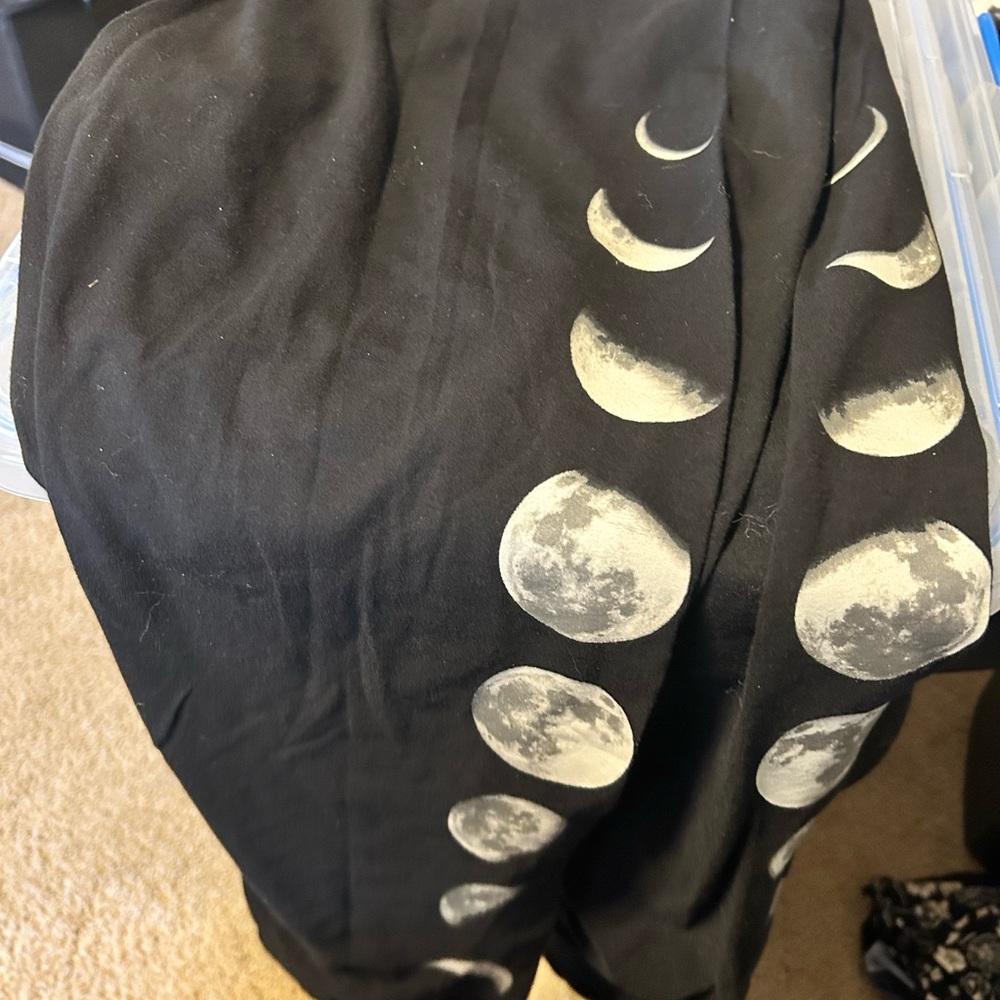 Black Moon Phase Graphic Legging